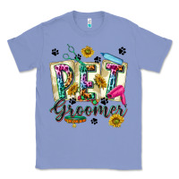Colony Blue Western Pet Groomer Classic Tee - texasbilliewilder