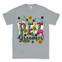 Heather Grey Western Pet Groomer Classic Tee - texasbilliewilder