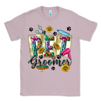 Lilac Western Pet Groomer Classic Tee - texasbilliewilder