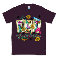Plum Western Pet Groomer Classic Tee - texasbilliewilder