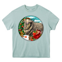 Arona christmas merino wool sheep Heavy Core Tee - LillyAllenDesigns
