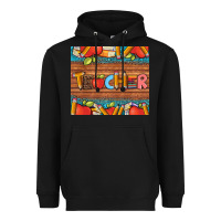 Black teacher and pens apples books leopard and tooled leather tumbler Heavyweight Hoodie - Artiststas