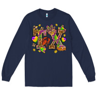 Navy Texas Mardi Gras Long Sleeve Tee - HowdyJamesFarm