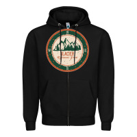 Black Glacier National Park Zipper Hoodie - minhPixels