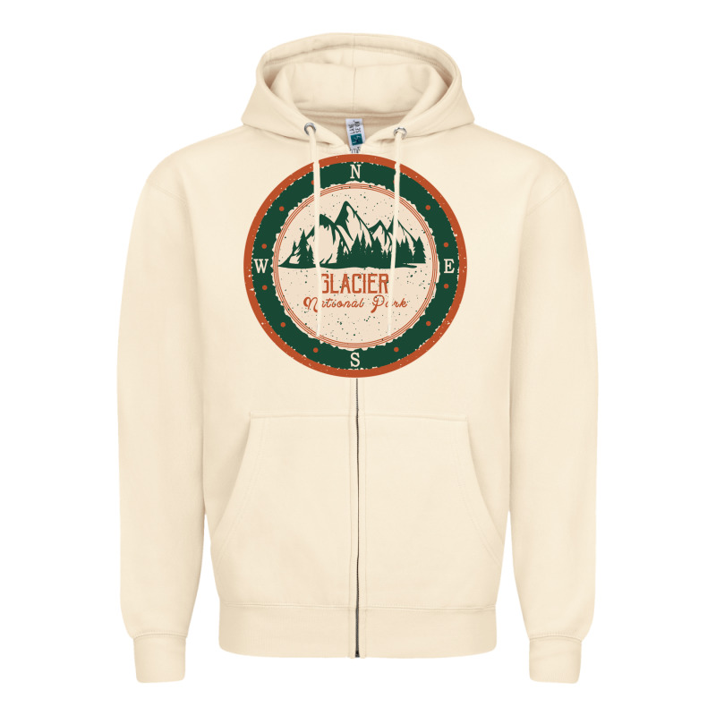 Glacier National Park Zipper Hoodie by minhPixels | Teevron