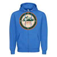 True Royal Glacier National Park Zipper Hoodie - minhPixels
