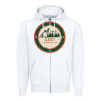 White Glacier National Park Zipper Hoodie - minhPixels