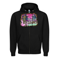 Black hello summer Zipper Hoodie - SublimationCraftShop