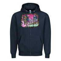 Navy hello summer Zipper Hoodie - SublimationCraftShop