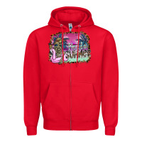 Red hello summer Zipper Hoodie - SublimationCraftShop