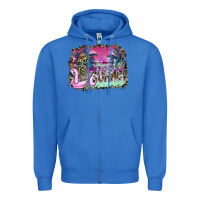 True Royal hello summer Zipper Hoodie - SublimationCraftShop