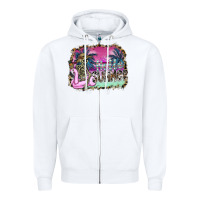 White hello summer Zipper Hoodie - SublimationCraftShop