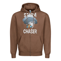 Chestnut Kids Storm Chaser Boys Storm Hunter Tornado Gift Zipper Hoodie - minhPixels