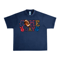 Navy Game day red and blue Urban Heavy Tee - HowdyJamesFarm