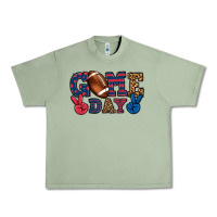 Oil Green Game day red and blue Urban Heavy Tee - HowdyJamesFarm