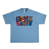 Pebble Blue Game day red and blue Urban Heavy Tee - HowdyJamesFarm