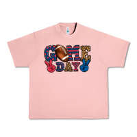 Salmon Game day red and blue Urban Heavy Tee - HowdyJamesFarm