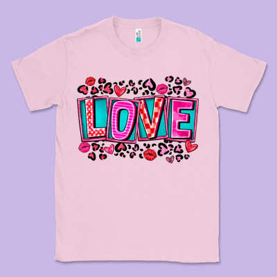 Love Valentine Classic Tee Designed By Cowhidedigitalart