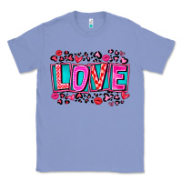 Colony Blue Love Valentine Classic Tee - CowhideDigitalArt