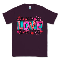 Plum Love Valentine Classic Tee - CowhideDigitalArt
