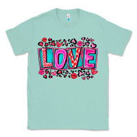 Seafoam Love Valentine Classic Tee - CowhideDigitalArt