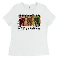 White Merry Christmas Teeth Ladies Tee - Bettercallsaul