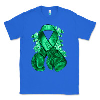 True Royal Emerald green ribbon Liver Cancer boxing gloves Classic Tee - NancyCooperArtShop