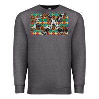 Charcoal Heather western autism  cup Premium Sweatshirt - Artiststas