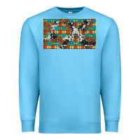 Ocean Blue western autism  cup Premium Sweatshirt - Artiststas