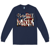 Navy baseball mom Long Sleeve Tee - Jasminsmagicworld