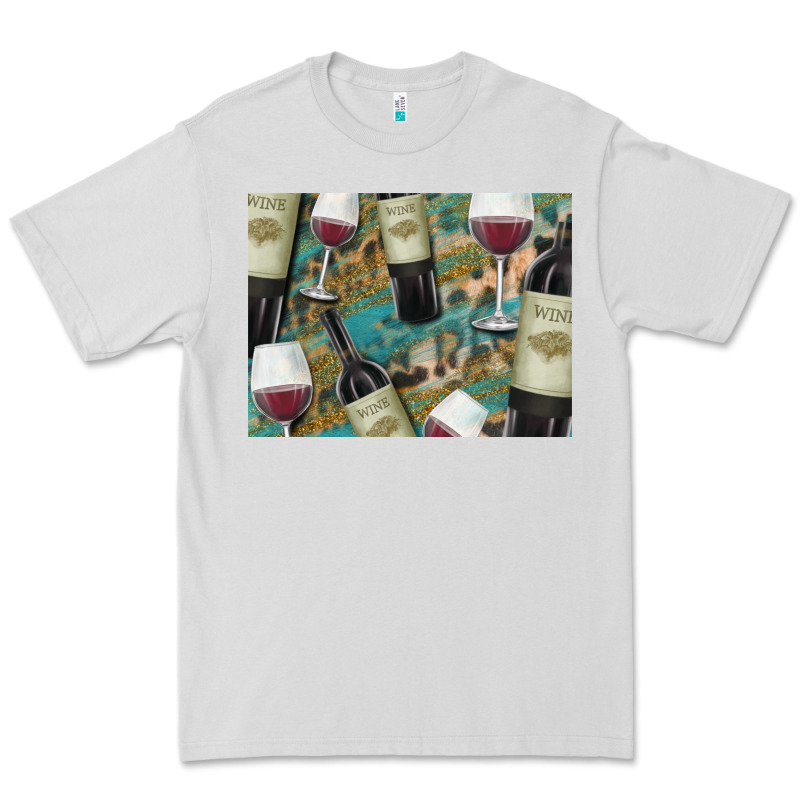 California Wine With Leopard Background Premium Tee by Bettercallsaul | Teevron