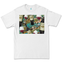 White California Wine with Leopard Background Premium Tee - Bettercallsaul