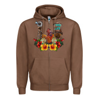 Chestnut farm life rooster Zipper Hoodie - SublimationCraftShop
