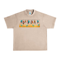 French Oak native American feathers Urban Heavy Tee - TumblerDesignByShophia