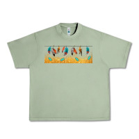 Oil Green native American feathers Urban Heavy Tee - TumblerDesignByShophia