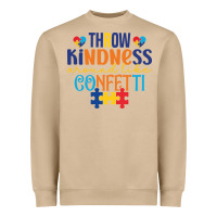 Mushroom Throw kindness around like confetti Heavyweight Sweatshirt - CowhideDigitalArt