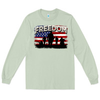 Matcha Freedom 4th of july Long Sleeve Tee - CowGirlArtShop