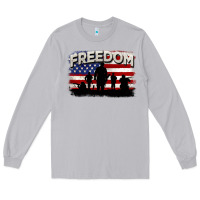 Moon Dust Freedom 4th of july Long Sleeve Tee - CowGirlArtShop