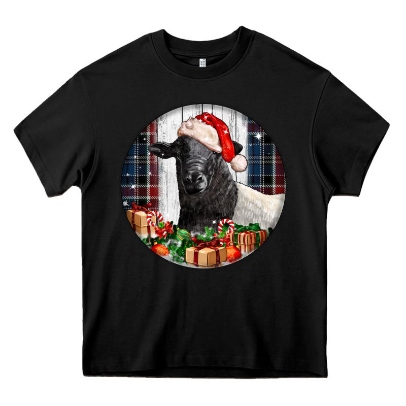 Christmas Dorper Sheep Heavy Core Tee by LillyAllenDesigns | Teevron
