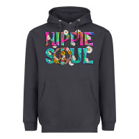 Smoke hippie soul with tie dye and flowers Heavyweight Hoodie - Artiststas