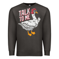 Smoke Talk To Me- Funny Goose Tee- Funny Goose Gifts Premium Premium Sweatshirt - minhPixels