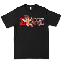 Black valentine's day cupid sunflowers love Premium Tee - RanaPortraitStore