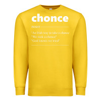 Lemon Chonce Definition We Took A Chonce Risk Lover Gift Premium Sweatshirt - minhPixels