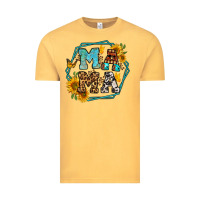 Vintage Mustard sunflowers hexagon frame mama Vintage Tee - Jasminsmagicworld