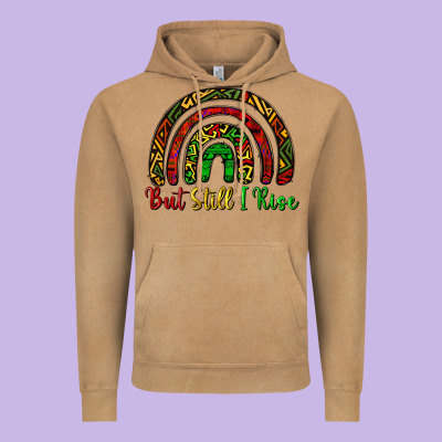But Still I Rise Vintage Hoodie Designed By Cowgirlartshop