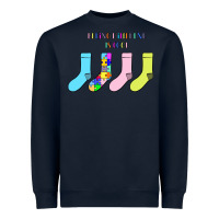 Navy Titi Pretty Art Being Different Is Cool Heavyweight Sweatshirt - CowhideDigitalArt