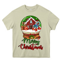 Mossy Merry Christmas Heavy Core Tee - LillyAllenDesigns