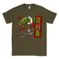 Army Green Christmas Character Classic Tee - NancyCooperArtShop