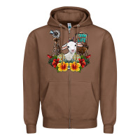 Chestnut farm life sheep Zipper Hoodie - SublimationCraftShop