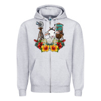 Heather Grey farm life sheep Zipper Hoodie - SublimationCraftShop